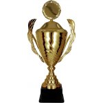 Kovový pohár Zlatý 36,5 cm 14 cm – Zboží Mobilmania