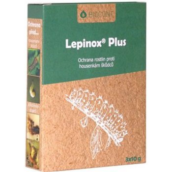 Biocont Lepinox Plus Insekticidní přípravek na ochranu rostlin proti housenkám škůdců 3 x 10 g