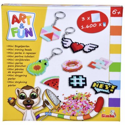 SIMBA Výroba klíčenky kreativní set mini zažehlovací korálky přívěsek na klíče s6374631 – Hledejceny.cz