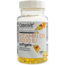 OstroVit Vitamín D3 4000 IU 120 kapslí