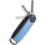 Klíčenka z prémiové nappa kůže Orbitkey 2.0 Hybrid Leather Lake blue – Zboží Dáma
