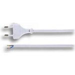 Flexo šňůra 3m 2x0,75 napájecí kabel PVC bílá PF12 Solight – Hledejceny.cz