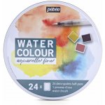 Pébéo Studio Aquarelle 24 Akvarelové barvy sada 24 barev v 1/2" pánvičkách – Zboží Dáma