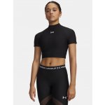 Under Armour HeatGear Crop Mock SS BLK Černá – Sleviste.cz