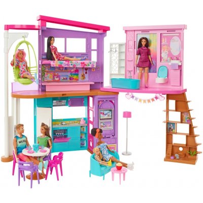 Barbie párty dům v Malibu HCD50 – Sleviste.cz