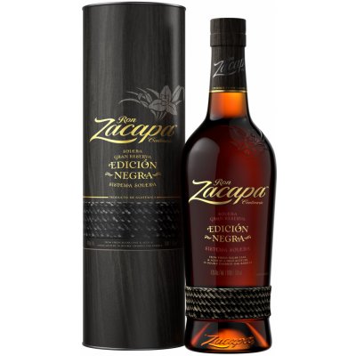 Ron Zacapa Edicion Negra 43% 0,7 l (tuba) – Hledejceny.cz
