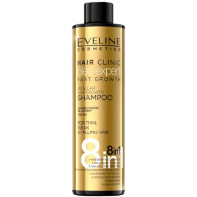 Eveline cosmetics hair clinic oleo expert Šampon na podporu růstu vlasů 400 ml