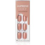 KISS imPRESS Color Short umělé nehty Sandbox 30 ks – Zboží Dáma
