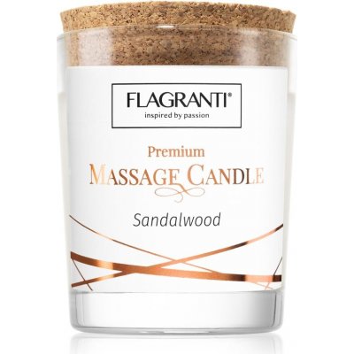 Flagranti Massage Candle Sandal Wood masážní svíčka 70 ml – Zboží Dáma