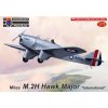 Sběratelský model Kovozávody Prostějov Miles M.2H Hawk Major International1:72