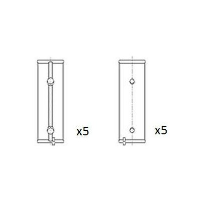Hlavní ložiska klikového hřídele FAI AutoParts BM1042-STD – Sleviste.cz