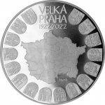 Česká mincovna Stříbrná mince 10000 Kč Založení Velké Prahy 2022 1000 g – Zboží Dáma