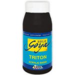 Akrylová barva Solo Goya TRITON 750 ml Black – Zboží Mobilmania