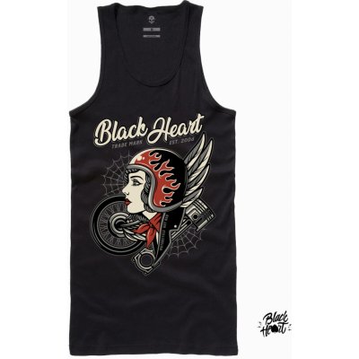 Black Heart MOTORCYCLE GIRL černá – Zboží Dáma