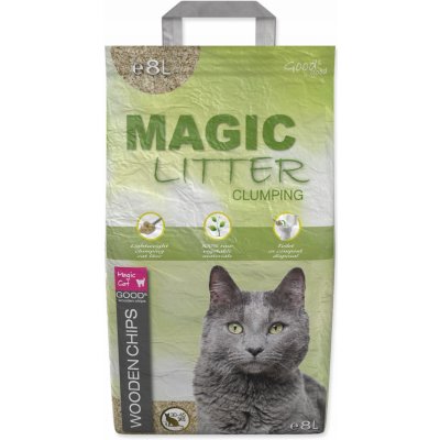 Magic Cat Magic Litter Wooden Chips Podestýlka 8 l – Hledejceny.cz