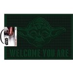 Pyramid International Star Wars: Yoda Welcome You Are 60 x 40 cm zelená – Zboží Mobilmania