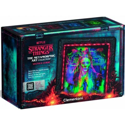 CLEMENTONI Svítící metamorfické Stranger Things Vecnovo prokletí 520 dílků – Zboží Dáma