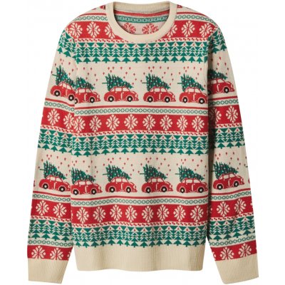 esmara Men pánský vánoční svetr bílá – Sleviste.cz