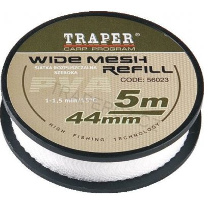 Traper PVA síťovina - náplň Velikost: 44 mm x 5 m – Hledejceny.cz