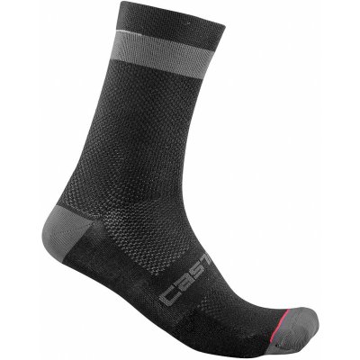 Castelli zimní ponožky Alpha 18 Sock Black/Dark Gray – Zboží Mobilmania