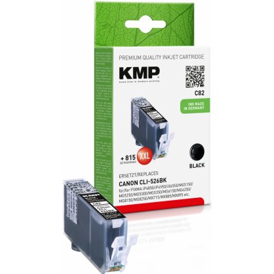KMP Canon CLI-526Bk - kompatibilní