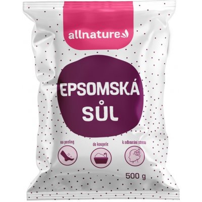 Allnature Epsomská sůl 500 g – Zboží Dáma