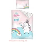 Detexpol povlečení Jednorožec Duha 100x135 cm 40x60 cm – Zboží Dáma