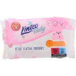 Linteo Baby dětské vlhčené ubrousky Soft/Cream 72 ks – Hledejceny.cz