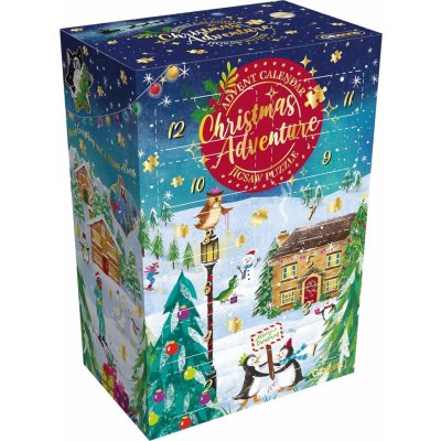 Gibsons Adventní kalendář na 24 dní Puzzle Vánoční dobrodružství 1232 dílků – Zboží Mobilmania