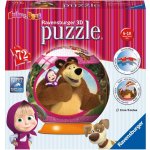 Ravensburger 3D puzzleball Máša a medvěd 72 ks – Sleviste.cz