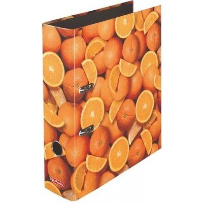 Herlitz pákový pořadač A4 8 cm Pomeranče – Zboží Živě