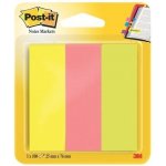 Záložky Post-it 671/3 neon, 25x76 mm, 3x100 lístků – Hledejceny.cz