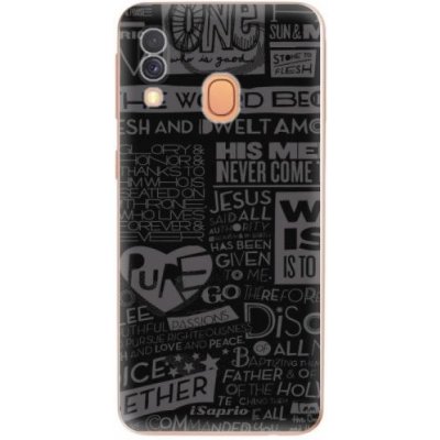 Pouzdro iSaprio - Text 01 - Samsung Galaxy A40 – Zboží Mobilmania