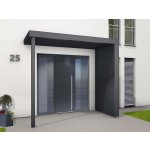 Gutta Plus XL LED Strip S Bočnicí A Sloupkem Odtok P 250 x 125 cm Antracit – Zboží Mobilmania