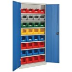 Rudeta Skříň s plastovými boxy 1950x920x420, 32 boxů – Hledejceny.cz