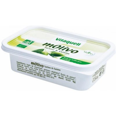Vitaquell Margarín Molivo slunečnicový s olivovým olejem Bio 250 g – Zboží Dáma