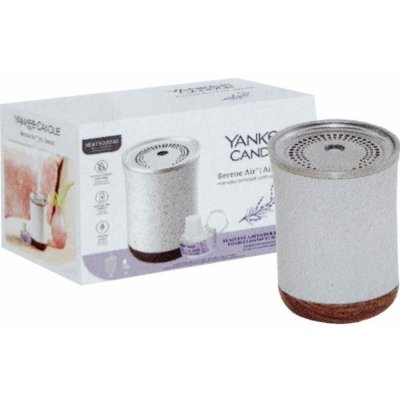 Yankee Candle Serene Air difuzér + Peaceful Lavender & Sea Salt 0,5 kg – Zboží Dáma