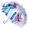 Deštník Lilo a Stitch deštník dětský průhledný modrý