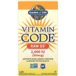 Garden of Life Vitamín D3 RAW Vitamin Code 2000IU 120 kapslí – Hledejceny.cz