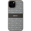 Pouzdro a kryt na mobilní telefon Apple DKNY Repeat Pattern Tonal Stripe kryt pro iPhone 15 - béžový 57983120108