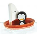Autíčka Plan Toys Plachetnice s tučňákem