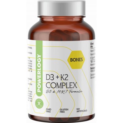 Powerlogy D3+K2 Complex 60 kapslí – Hledejceny.cz