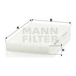 Filtr, vzduch v interiéru MANN-FILTER CU 2956 – Hledejceny.cz