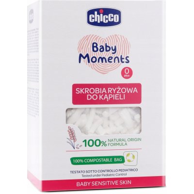 Chicco Škrob dětský rýžový do koupele Sensitive 250 g – Zbozi.Blesk.cz