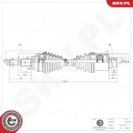 Hnací hřídel - poloosa ESEN SKV 40SKV332 | Zboží Auto