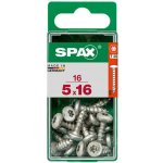 Spax Uni vrut půlkul.hlava T-Star plus T20 4CUT pln.závit Wirox 5 x 16 mm 16 ks – Hledejceny.cz