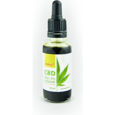 Wolfberry CBD konopný olej 5% 30 ml – Zbozi.Blesk.cz