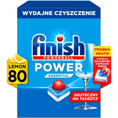 Finish Power Essential Lemon Tablety do myčky 80 ks – Zboží Dáma