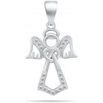 Brilio Silver Módní stříbrný přívěsek anděl PENT113 – Zboží Dáma