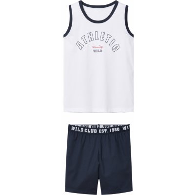 Peperts! chlapecké pyžamo bílá námořnická modrá – Zbozi.Blesk.cz